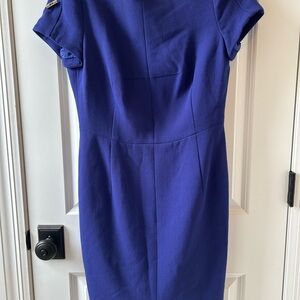 Escada Royal Blue Mini Dress